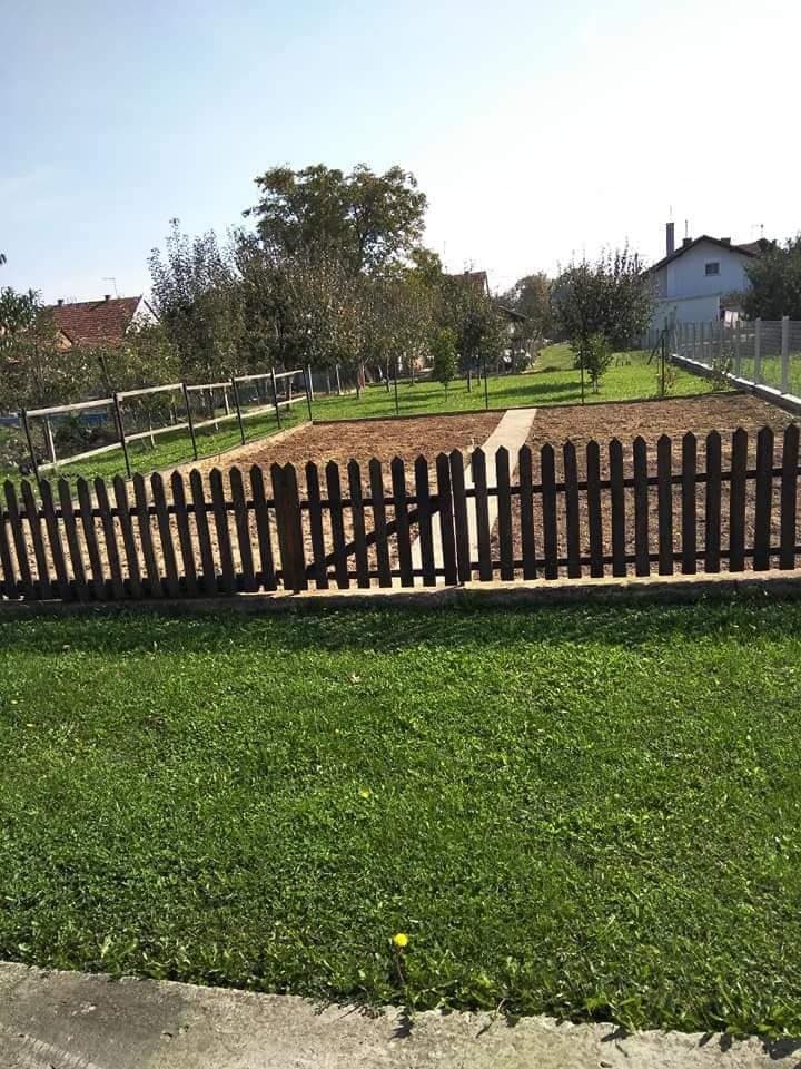 Blick auf das Grundstück
