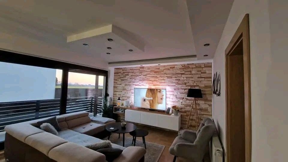 Blick auf das Wohnzimmer