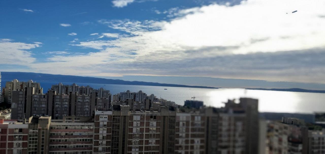 Blick aus der Wohnung